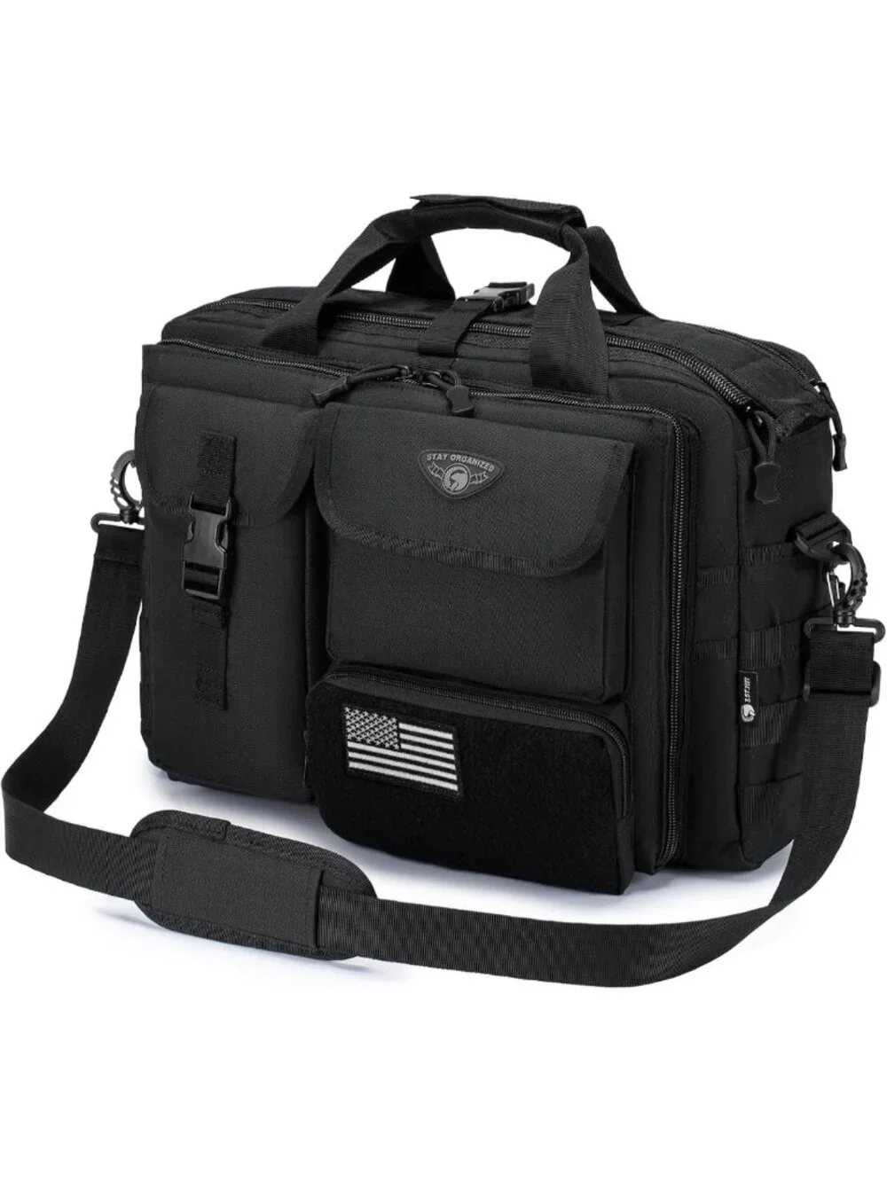 Versatile Tactical Messenger Bag | Military Briefcase for Laptops 14
